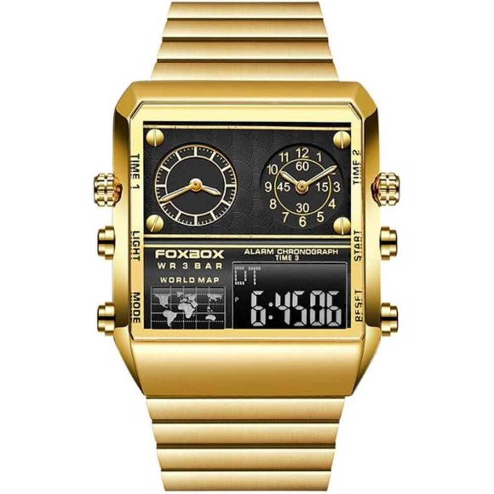 New Gold Luxury Digital Watch
